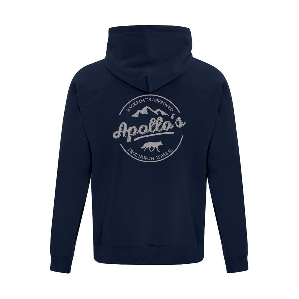 Backroads Approved Emblem Full Zip Hoodie - Navy