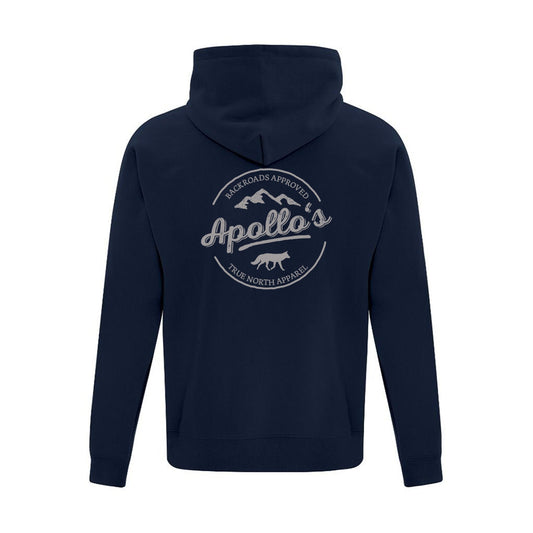 Valentía, coraje, honor: sudadera con capucha y cremallera de bombero