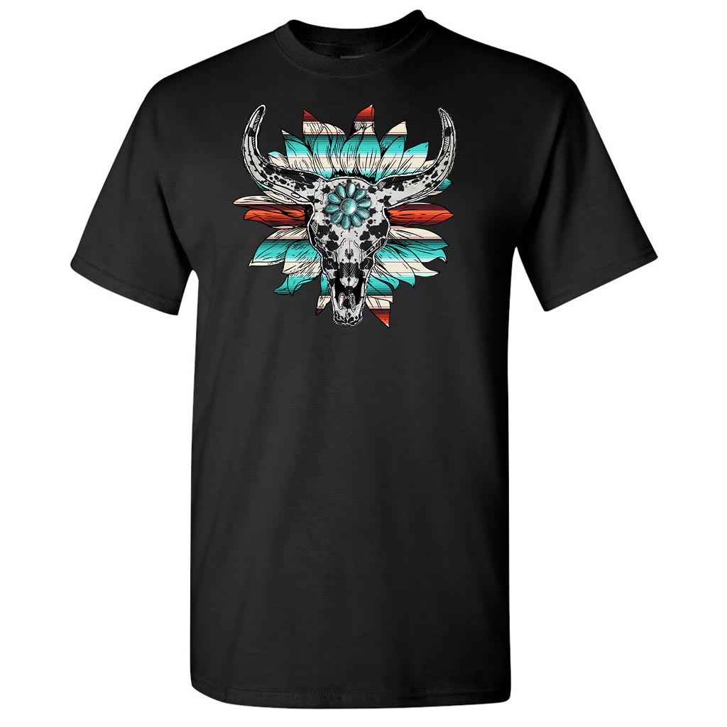 Boho Western Skull Tee