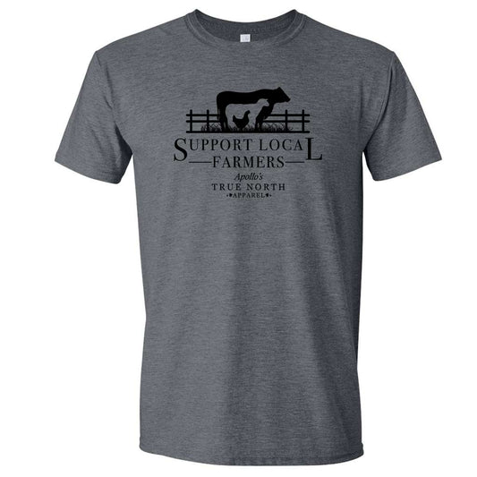 Camiseta de apoyo a los agricultores locales