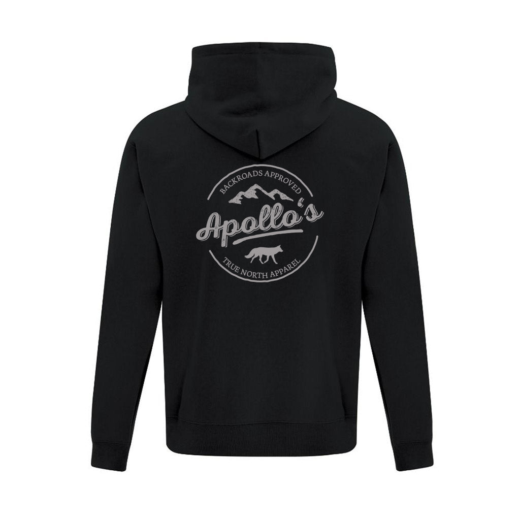 Backroads Approved Emblem | Full Zip Hoodie - Black