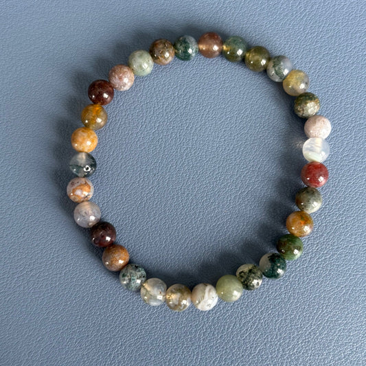 Fancy Jasper Gemstone Bracelet