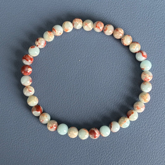 Dyed Serpentine Jasper Gemstone Bracelet