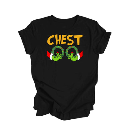 "CHEST" Christmas Adult Humour T-Shirt