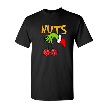"NUTS" Christmas Adult Humour T-Shirt