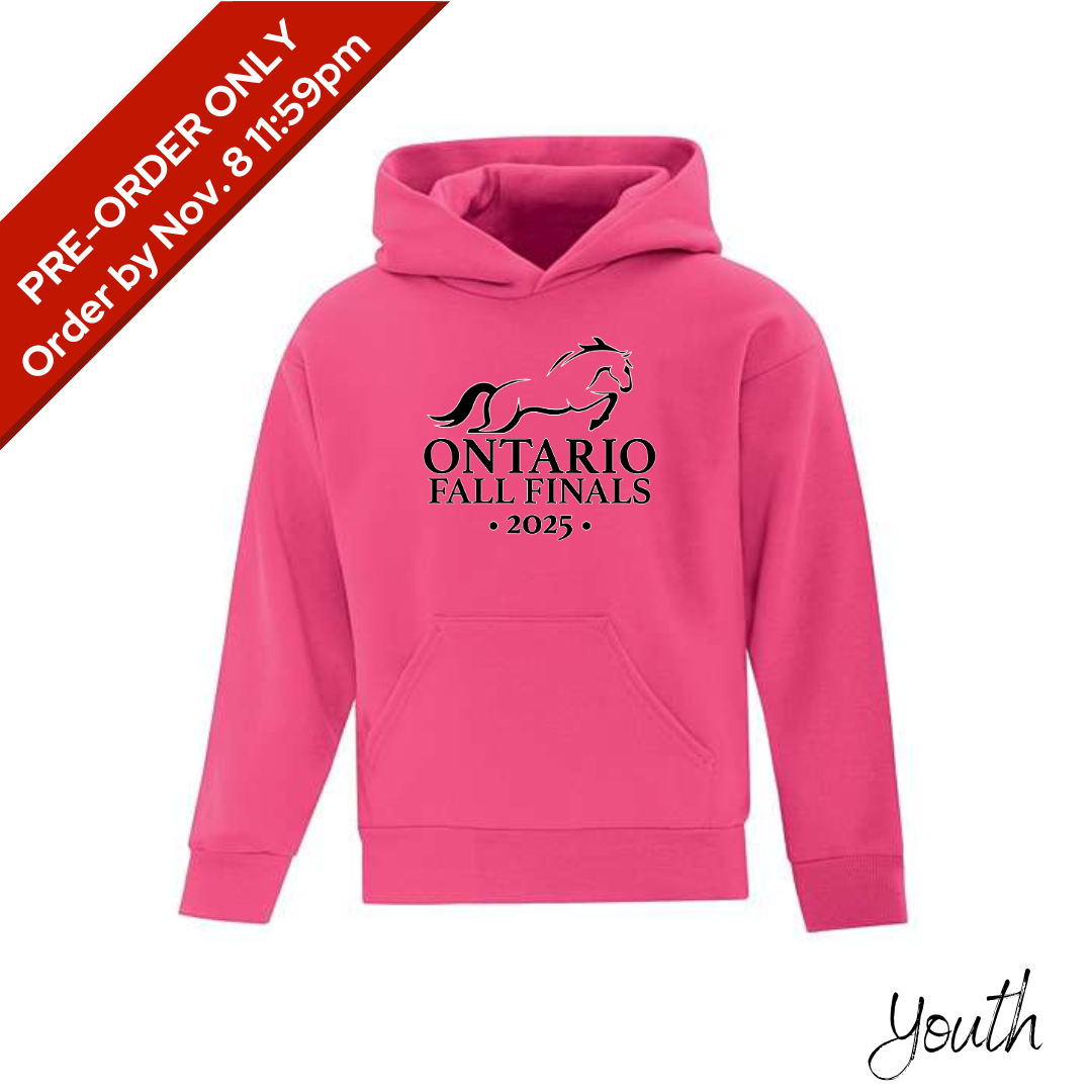 2025 Ontario Fall Finals Youth Hoodie - Sangria