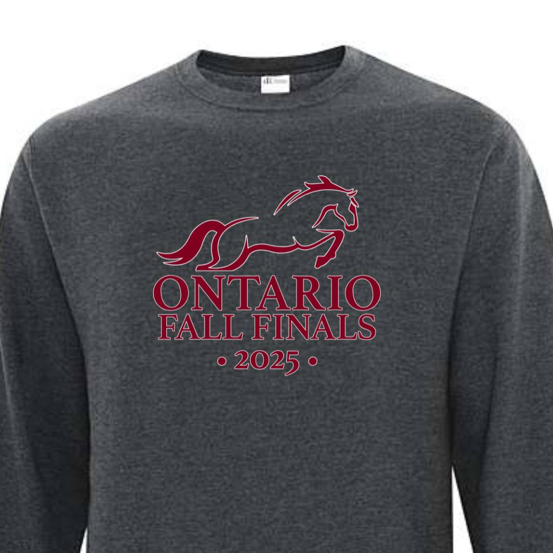 2025 Ontario Fall Finals Adult Crewneck Sweater - Dark Heather Grey