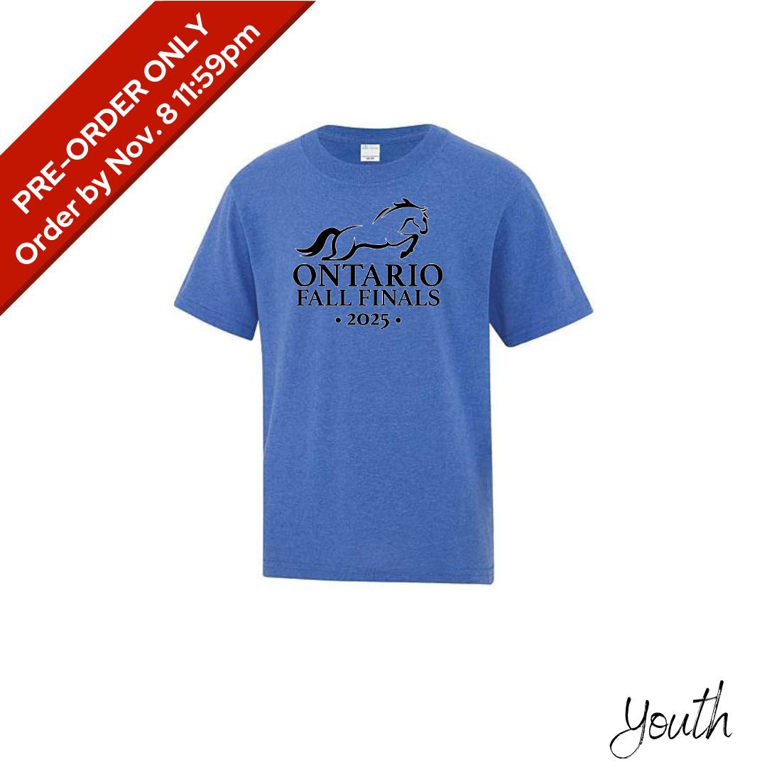 2025 Ontario Fall Finals Youth T-Shirt - Blue