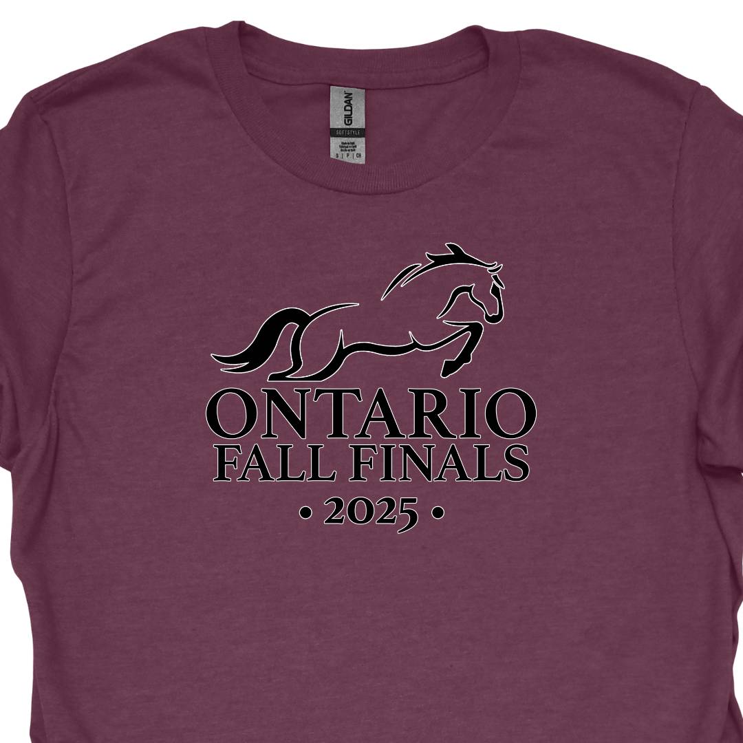 2025 Ontario Fall Finals Adult T-Shirt - Heather Maroon
