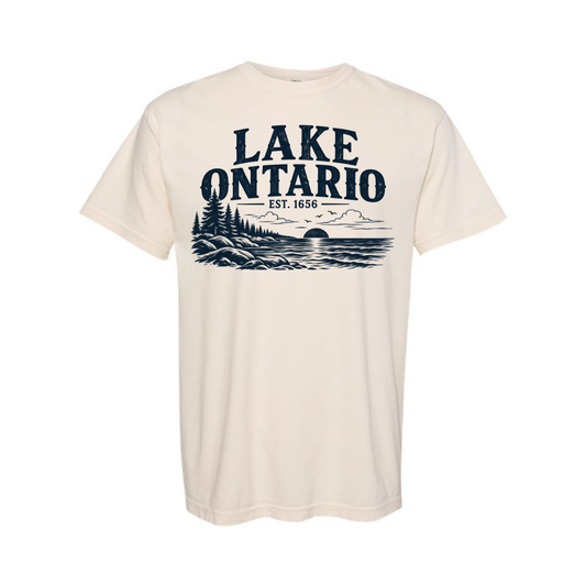 Lake Ontario Est 1656 shirt vintage Canadian Lake Ontario graphic tee