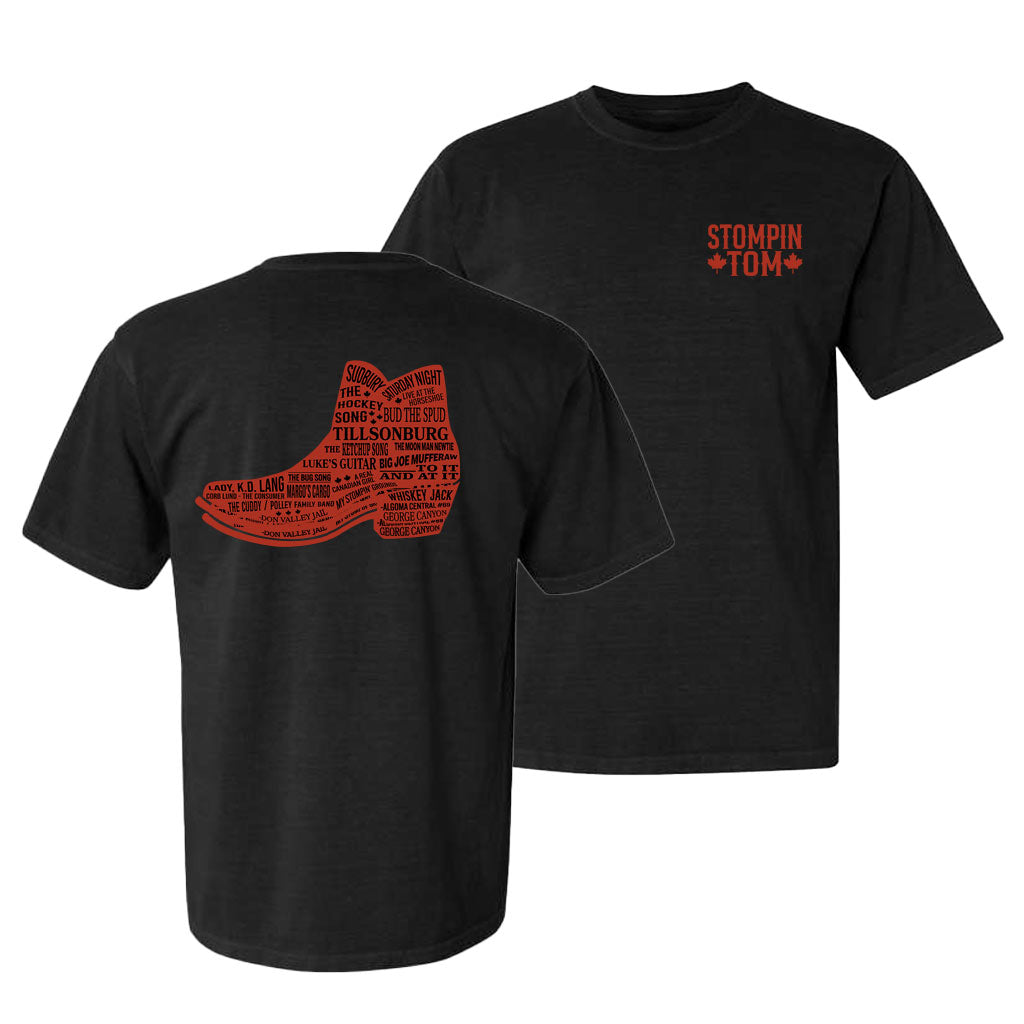 Stompin' Tom Connors 50th Anniversary Vinyl Cover | Ultimate Cotton Unisex Tee