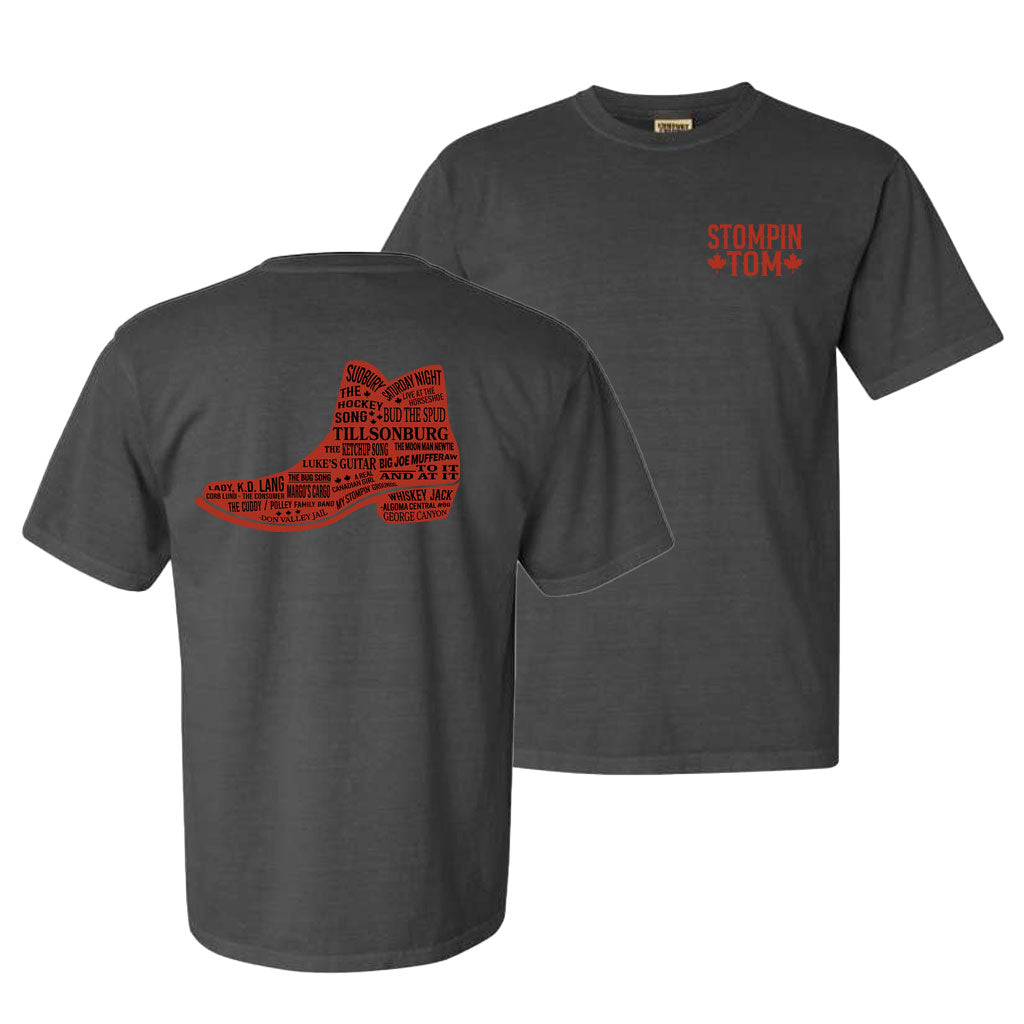 Stompin' Tom Connors 50th Anniversary Vinyl Cover | Ultimate Cotton Unisex Tee