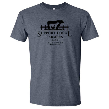 Camiseta de apoyo a los agricultores locales