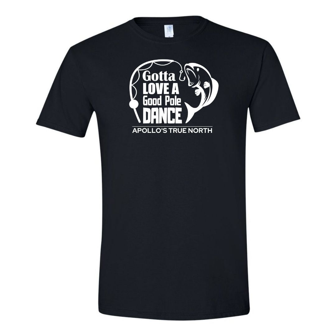 Camiseta de pesca para pole dance 